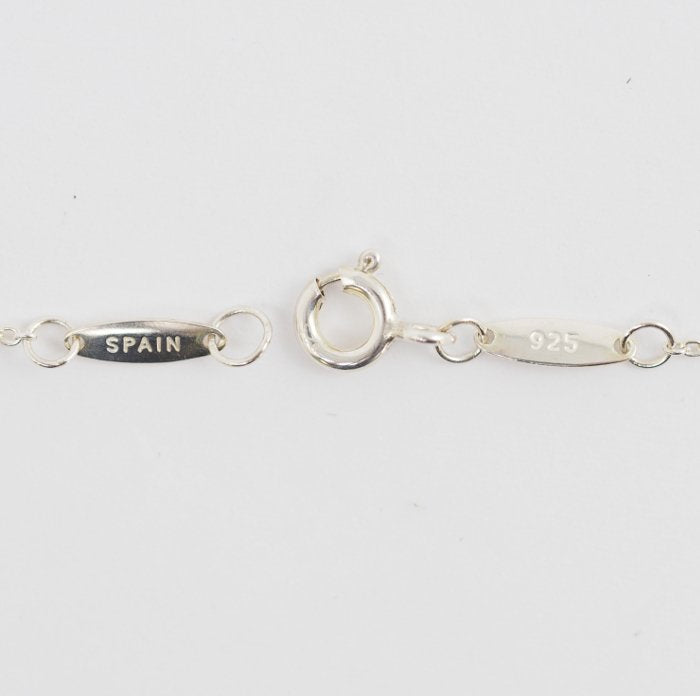 Tiffany & Co. Tiffany Color Vis the Yard Pendant Pink Sapphire 925 Silver Necklace with Case