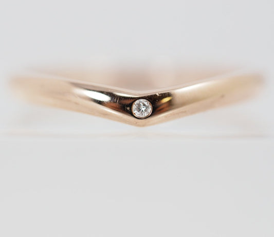 STAR JEWELRY Star Jewelry K10 Premium Pink Gold Diamond 0.01ct Ring No. 7 Comes with regular warranty and case