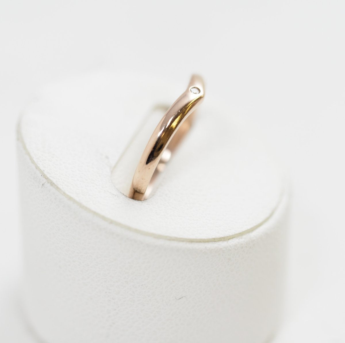 STAR JEWELRY Star Jewelry K10 Premium Pink Gold Diamond 0.01ct Ring No. 7 Comes with regular warranty and case