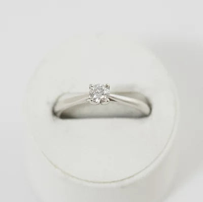 NIWAKA 俄 ニワカ Pt950 ダイヤ0.20ct リング 10号 ケース付