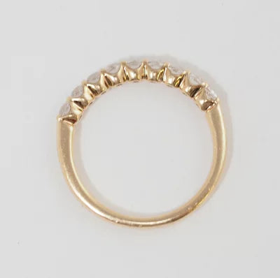 STAR JEWELRY スタージュエリー K10ピンクゴールド クリアストーン ピンキーリング 3号