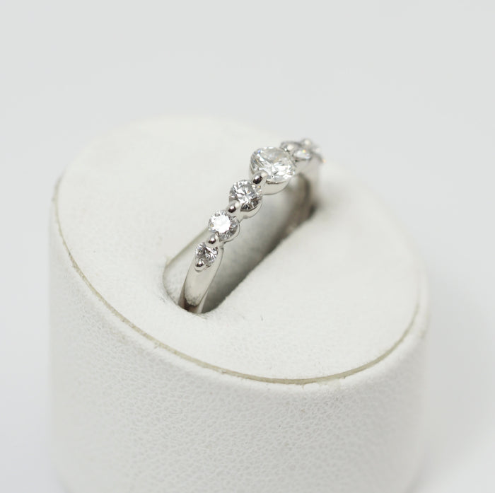 STAR JEWELRY スタージュエリー Pt950 ダイヤ0.47ct リング 7号