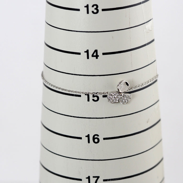 Tiffany & Co. Tiffany Pt950 Diamond Paper Flower Bracelet with Case