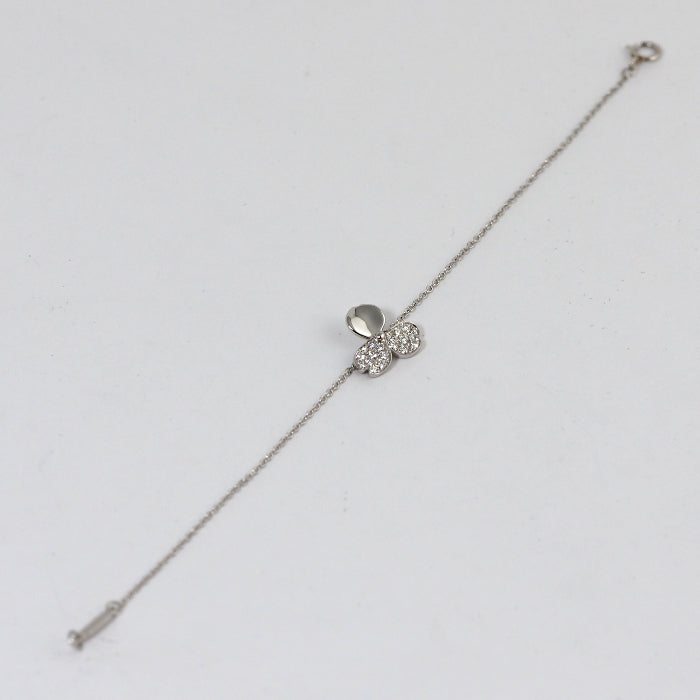 Tiffany & Co. Tiffany Pt950 Diamond Paper Flower Bracelet with Case