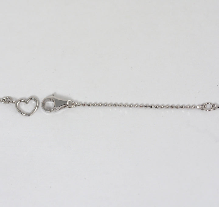 Ponte Vecchio ポンテヴェキオ K18ホワイトゴールド ダイヤ0.61ct フラワー サークル ネックレス