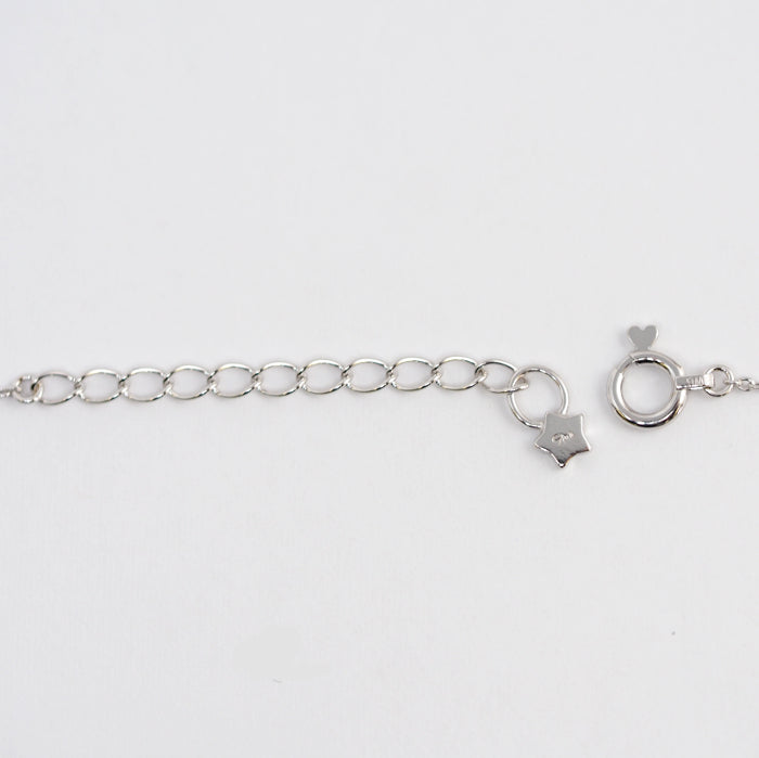 STAR JEWELRY スタージュエリー K18WG サファイア グラデーション ライン ネックレス ケース付
