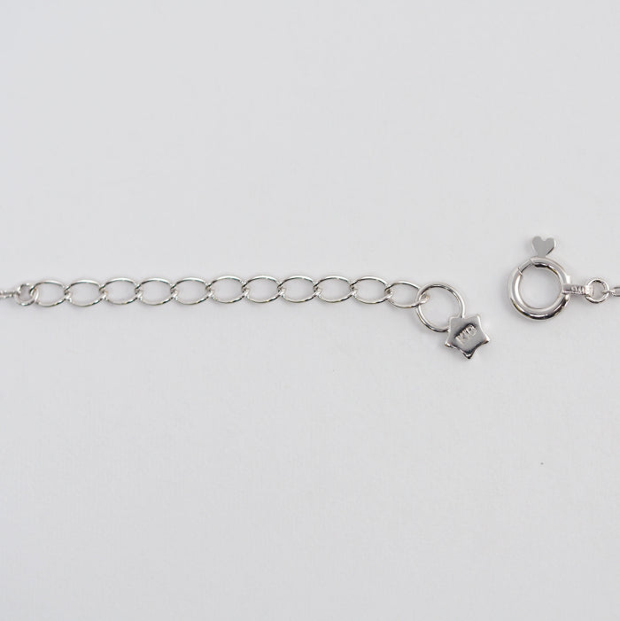 STAR JEWELRY スタージュエリー K18WG サファイア グラデーション ライン ネックレス ケース付