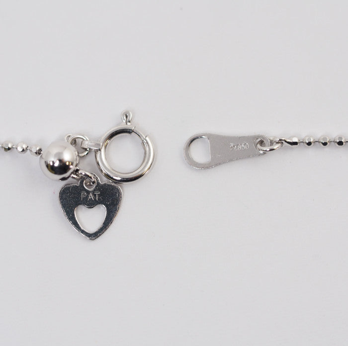 KASHIKEY カシケイ BEZEL ベゼル Pt900/850 ブラウンダイヤモンド/ダイヤ 0.30ct/0.20ct ネックレス