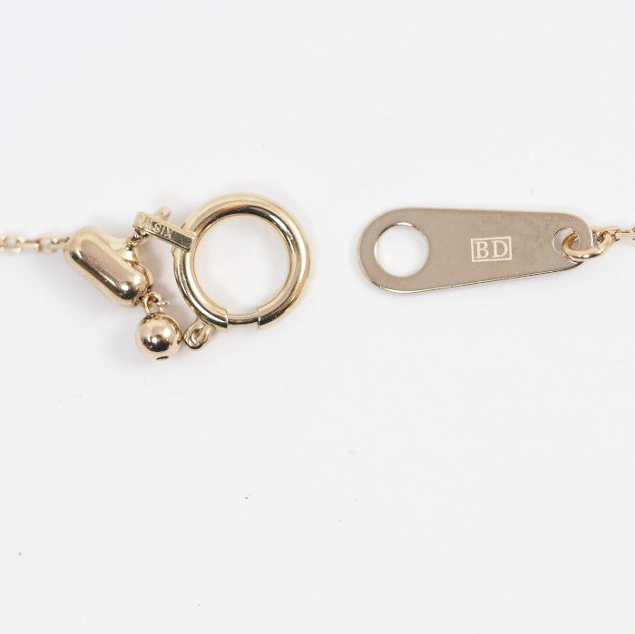 KASHIKEY カシケイ ペアシェイプ K18BG ブラウンダイヤ 0.18ct ネックレス