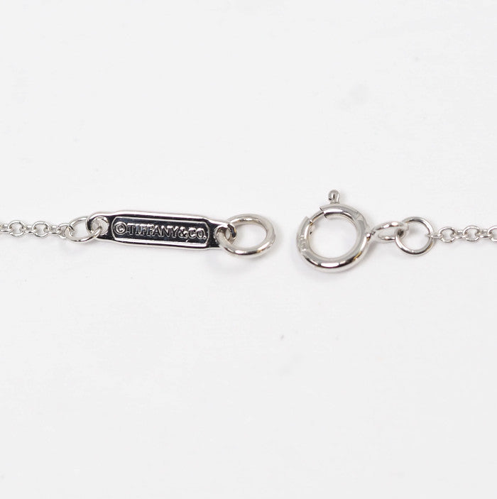 Tiffany & Co. Tiffany Bow 750 K18WG White Gold Diamond Ribbon Necklace with Case