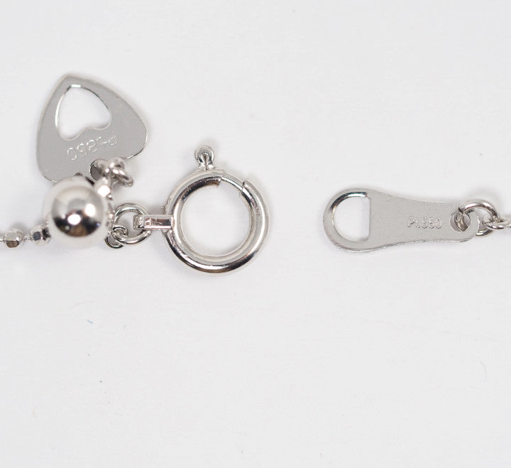KASHIKEY カシケイ BEZEL ベゼル Pt900/850 ブラウンダイヤモンド/ダイヤ 0.30ct/0.20ct ネックレス