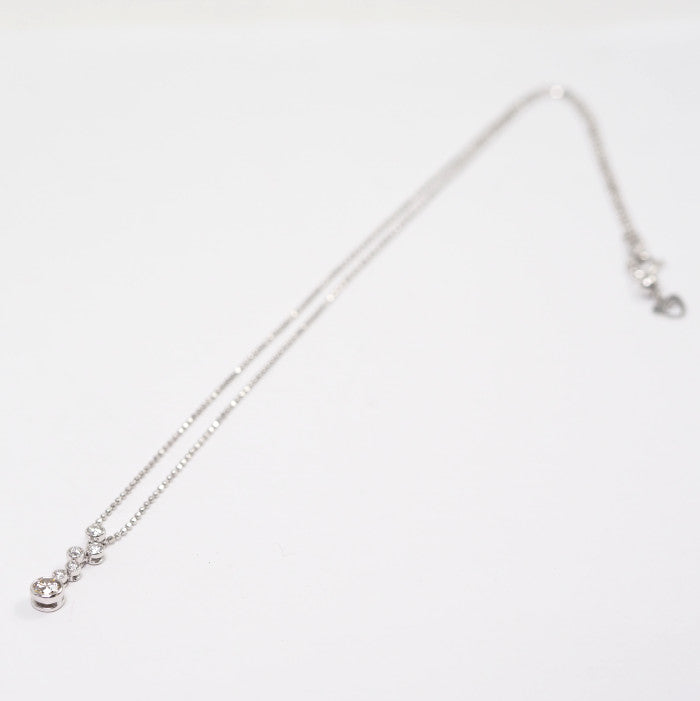 KASHIKEY カシケイ BEZEL ベゼル Pt900/850 ブラウンダイヤモンド/ダイヤ 0.30ct/0.20ct ネックレス