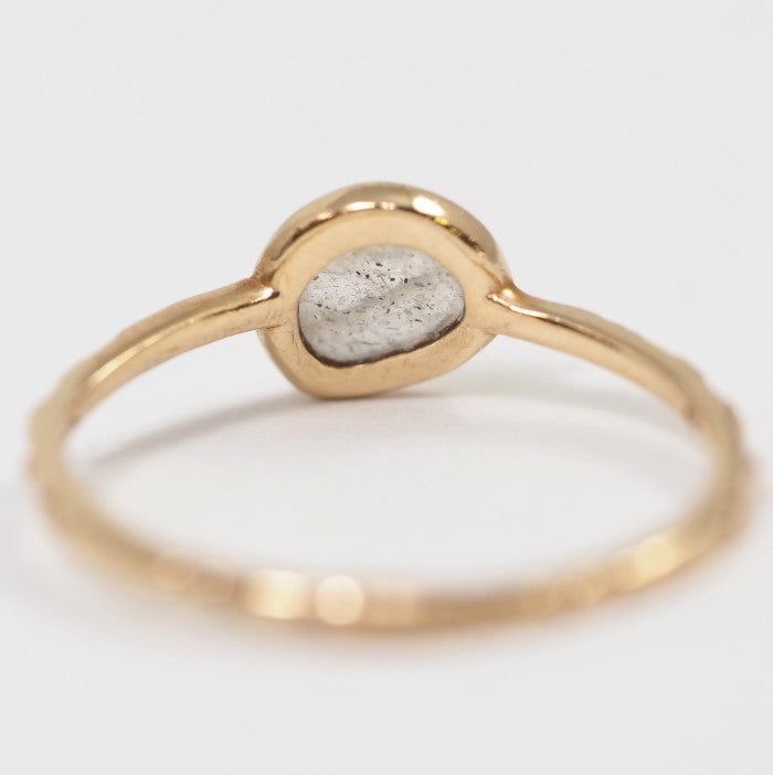 agete Agate 10K Yellow Gold Labradorite Ring, Size 7