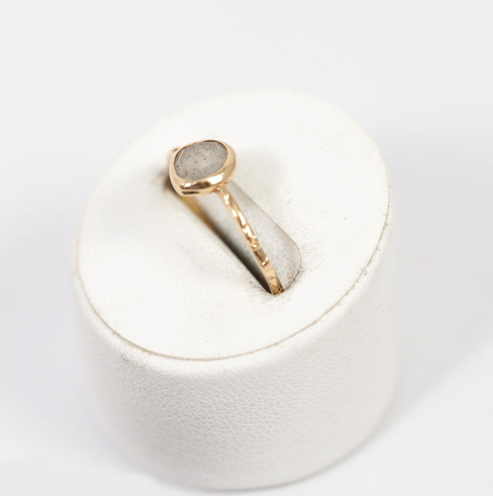 agete Agate 10K Yellow Gold Labradorite Ring, Size 7