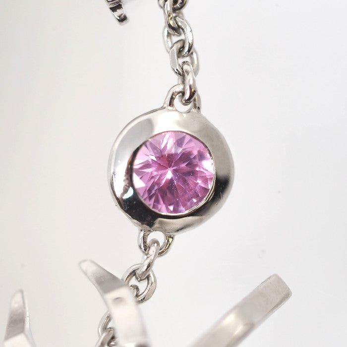 CHAUMET ショーメ 750 K18WG ダイヤ アメジスト ピンクサファイヤ アトラップモワ クモ スパイダー チャーム ペントップ