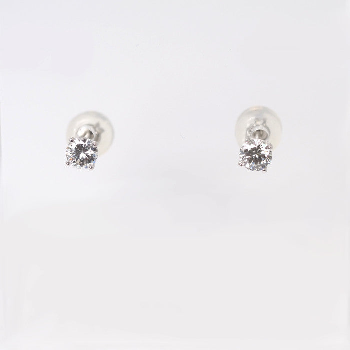 VENDOME AOYAMA ヴァンドーム青山 Pt950/900 1粒 ダイヤ0.16ct×2 キャトル ピアス