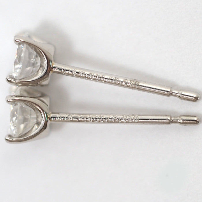 VENDOME AOYAMA ヴァンドーム青山 Pt950/900 1粒 ダイヤ0.16ct×2 キャトル ピアス