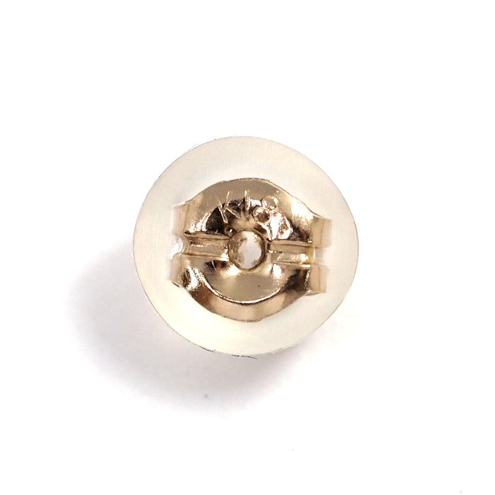 KASHIKEY カシケイ シック トゥーラインズ 片耳用 ピアス K18ブラウンゴールド ブラウンダイヤモンド 約0.04ct クロス