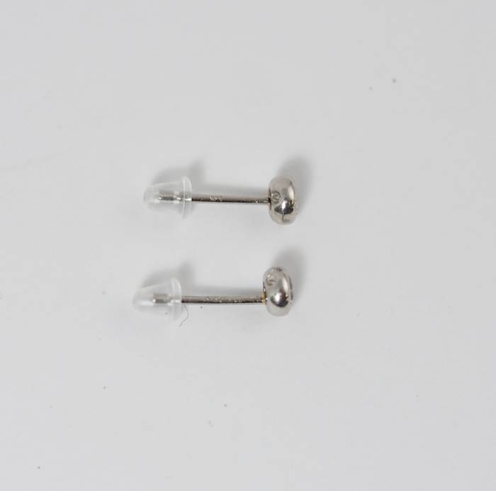 VENDOME AOYAMA ヴァンドーム青山 Pt900 ダイヤ0.13ct×2 計0.26ct セルクル ピアス シリコンキャッチ社外品