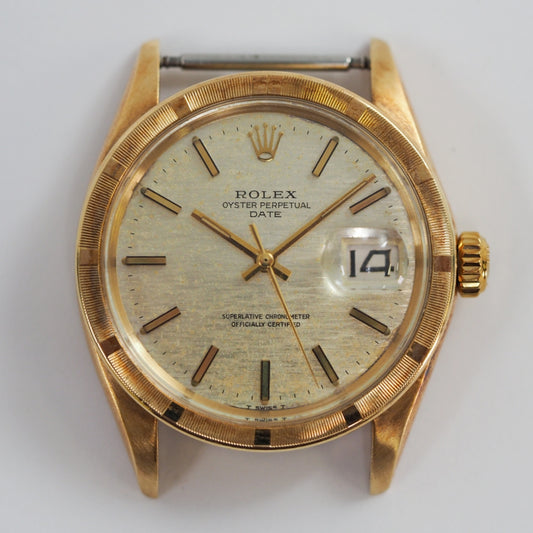 Rolex Oyster Perpetual Date 1501 K14 no hack function serial 262 no bracelet