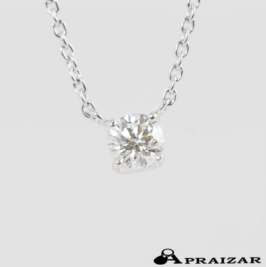 VENDOMEAOYAMA Vendome Aoyama Pt950/850 Diamond 0.18ct Cattle Necklace