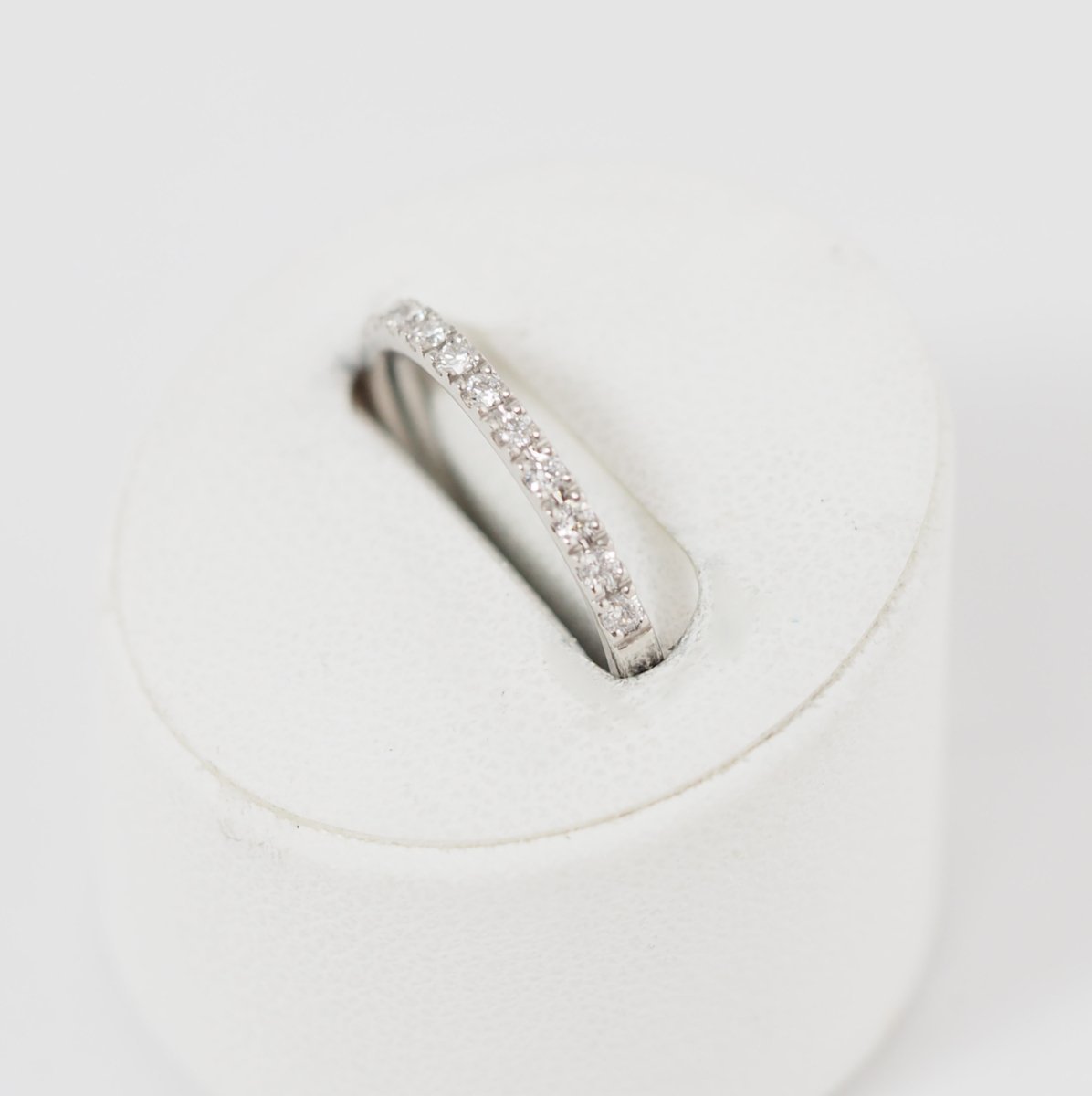 CANAL4℃ Pt900 Diamond Half Eternity Ring No. 7
