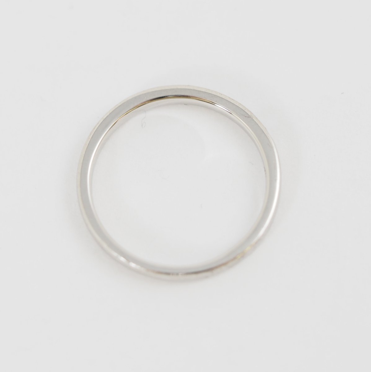 4℃ Pt950 Half Eternity Diamond Ring No. 11