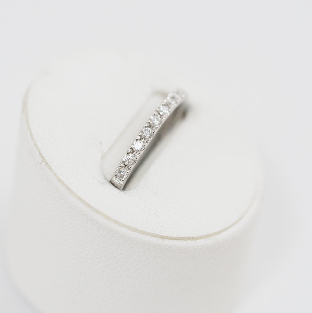 CANAL4℃ Pt900 Diamond Half Eternity Ring No. 7