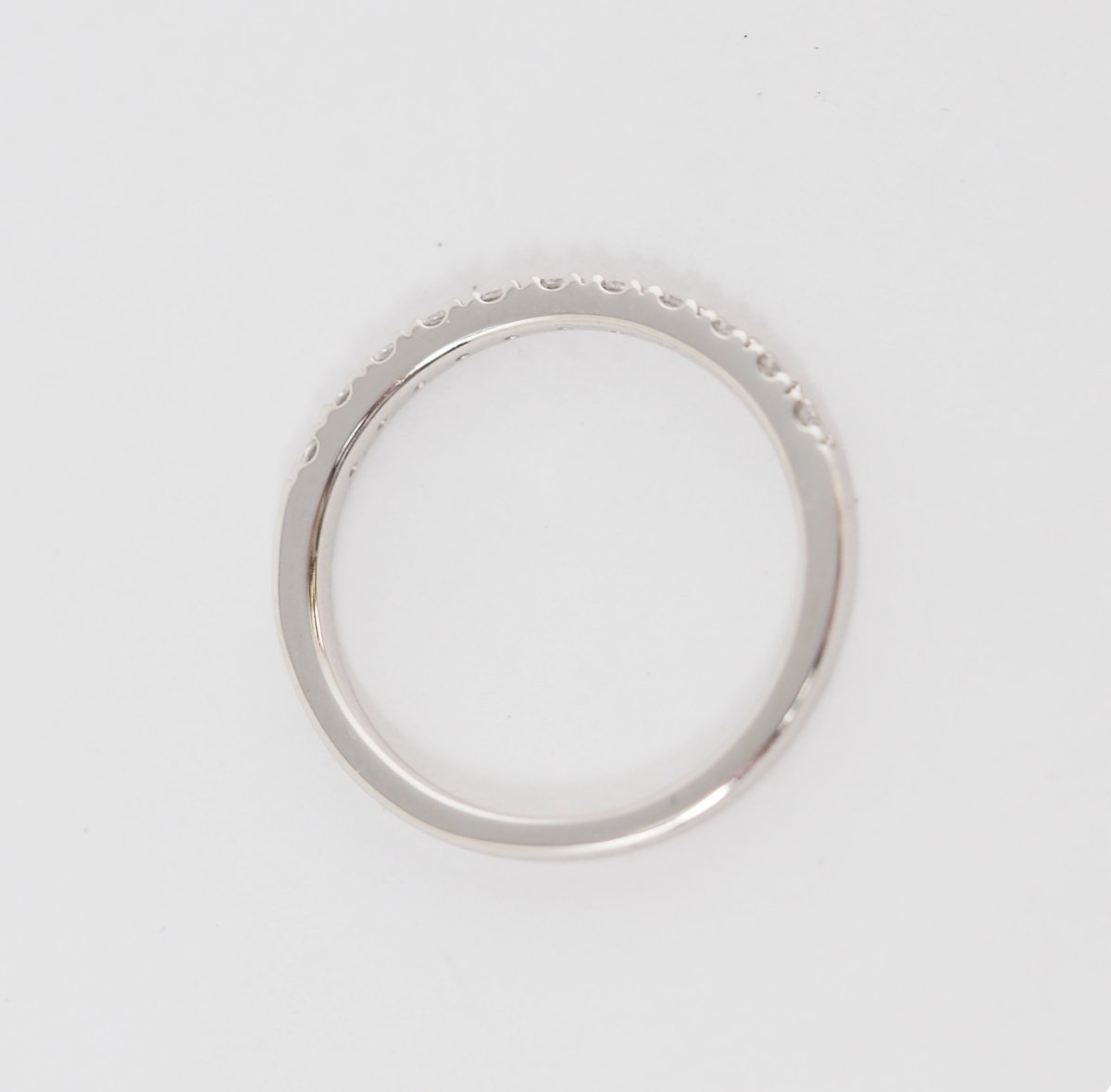 CANAL4℃ Pt900 Diamond Half Eternity Ring No. 7