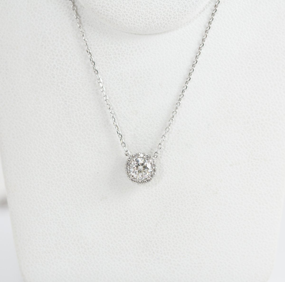VENDOME AOYAMA Pt950/850 Diamond 0.38ct Grace Necklace