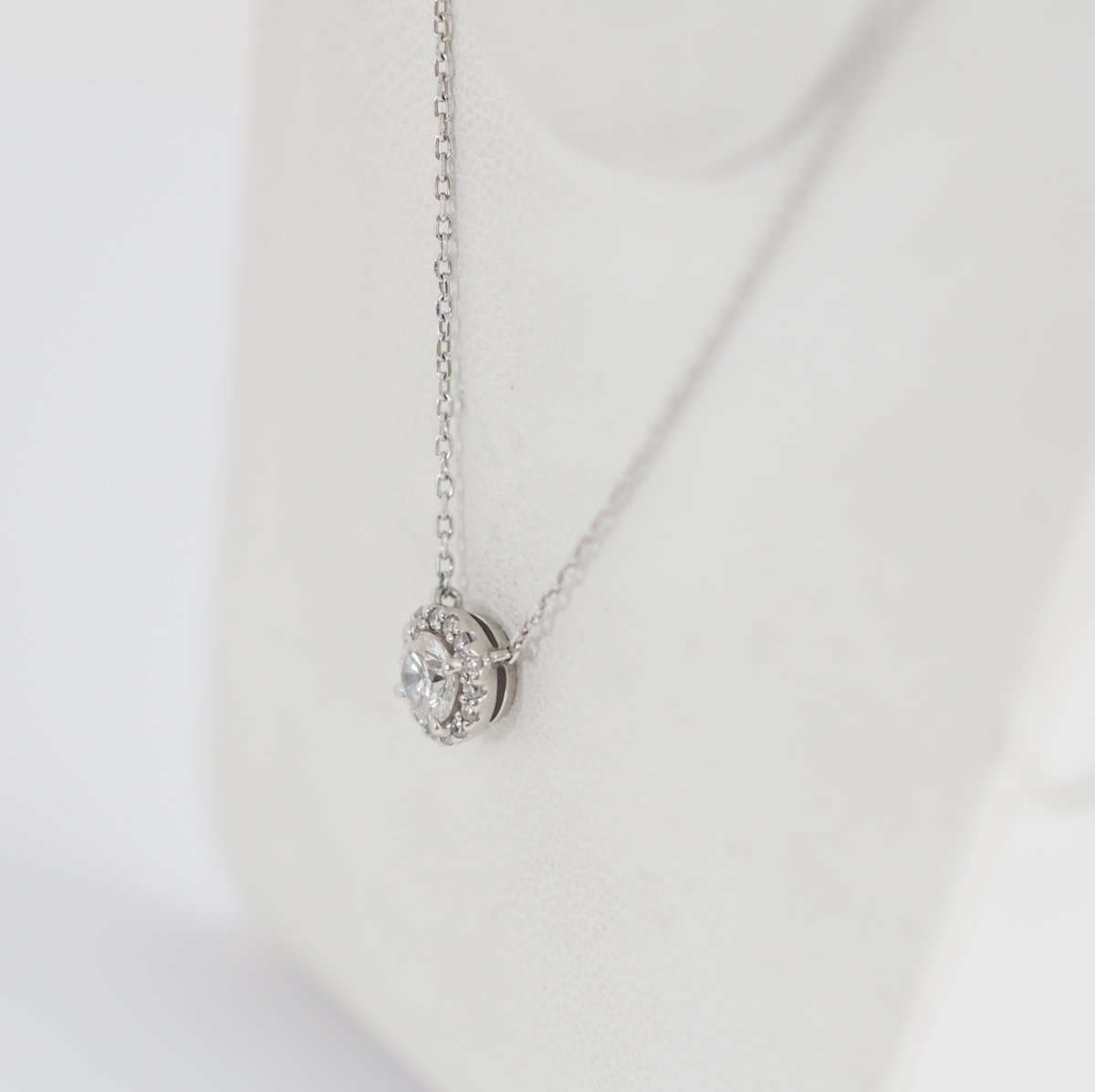 VENDOME AOYAMA Pt950/850 Diamond 0.38ct Grace Necklace