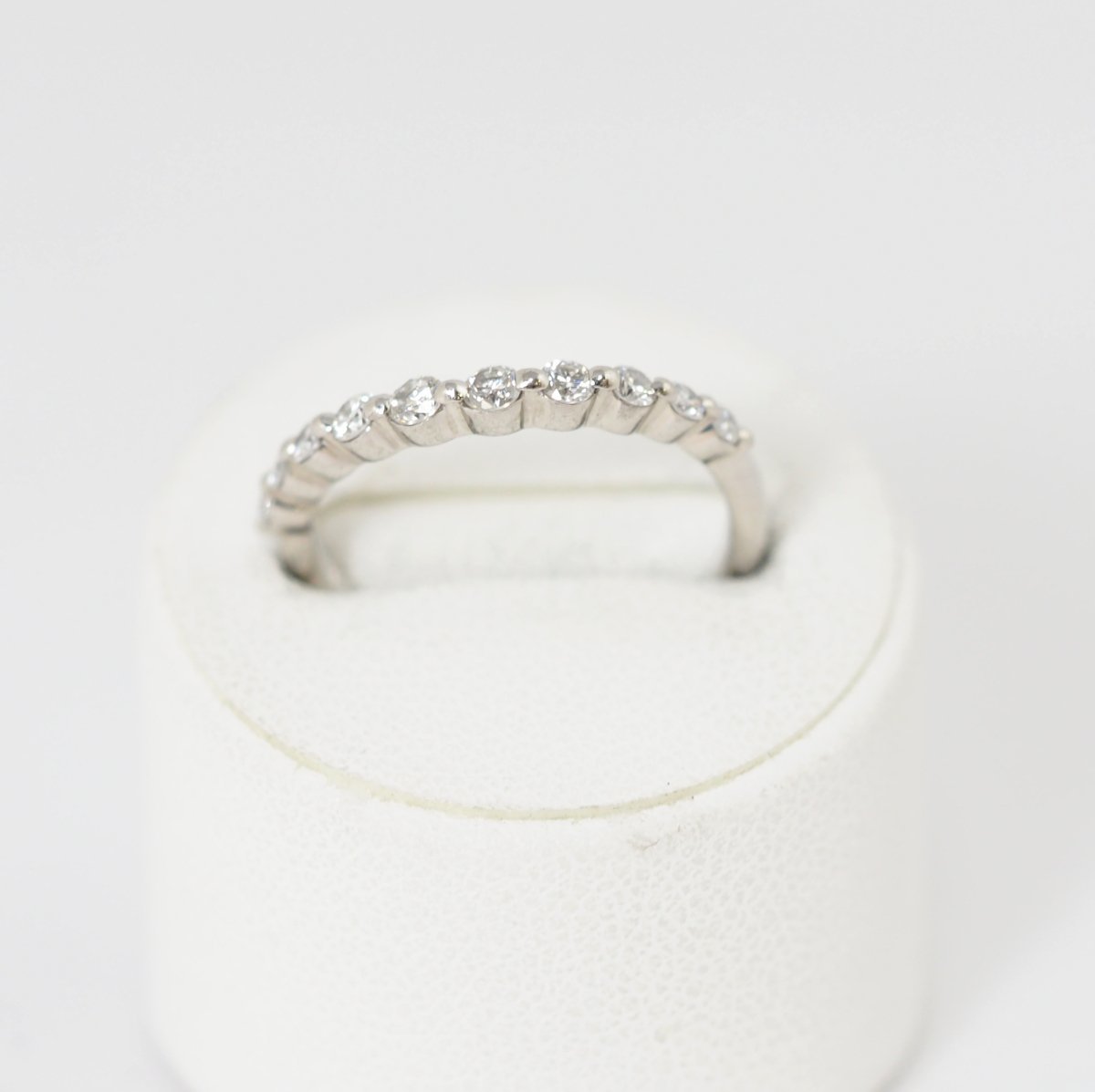 VENDOMEAOYAMA Vendome Aoyama Pt950 Diamond 0.34ct Wave Ring No. 8.5
