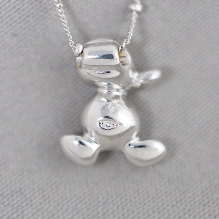Ponte Vecchio K18WG Diamond Duck Camo Animal Motif Necklace