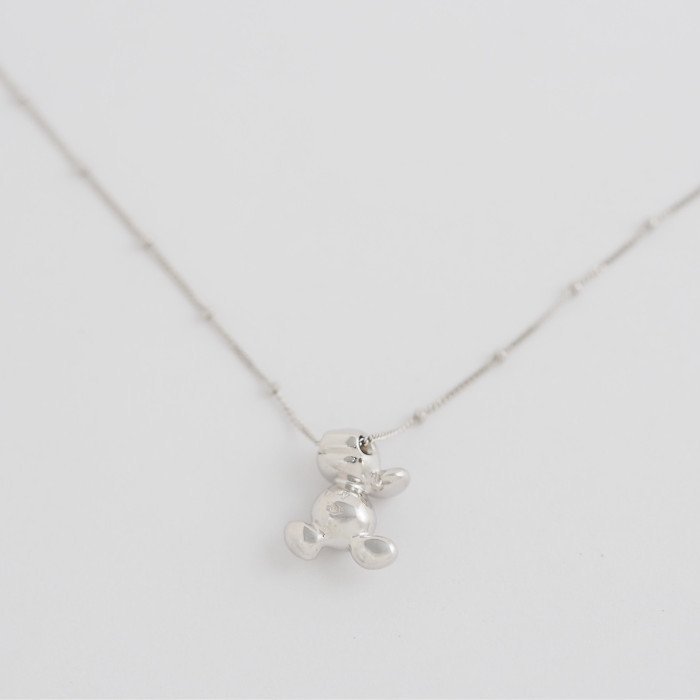 Ponte Vecchio K18WG Diamond Duck Camo Animal Motif Necklace