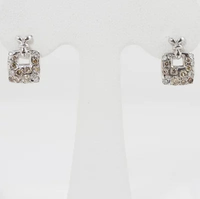 KASHIKEY カシケイ ブラウンダイヤモンド0.7ct K18ホワイトゴールド ピアス