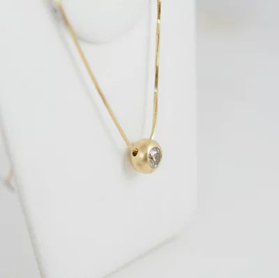 KASHIKEY カシケイ The Origin of SPECIES スピーシーズ K18イエローゴールド ブラウンダイヤ0.30ct ネックレス