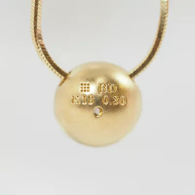 KASHIKEY カシケイ The Origin of SPECIES スピーシーズ K18イエローゴールド ブラウンダイヤ0.30ct ネックレス