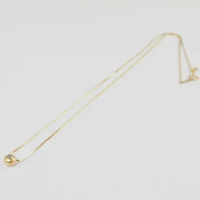 KASHIKEY カシケイ The Origin of SPECIES スピーシーズ K18イエローゴールド ブラウンダイヤ0.30ct ネックレス