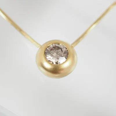 KASHIKEY カシケイ The Origin of SPECIES スピーシーズ K18イエローゴールド ブラウンダイヤ0.30ct ネックレス