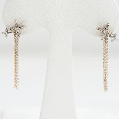 KASHIKEY カシケイ NAKID ネイキッド ピアス K18BG/Pt900 ブラウンダイヤ0.30ct ダイヤ0.05ct キャッチ社外