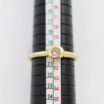 KASHIKEY カシケイ The Origin of SPECIES スピーシーズ K18イエローゴールド ブラウンダイヤ0.25ct 20号 リング