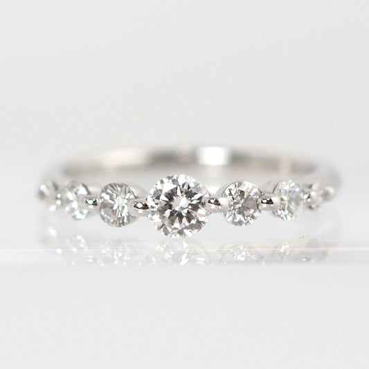 STAR JEWELRY スタージュエリー Pt950 ダイヤ0.47ct リング 7号