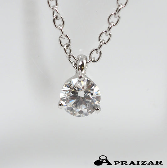 Ponte Vecchio ポンテヴェキオ K18ホワイトゴールド 1粒ダイヤ0.308ct ネックレス