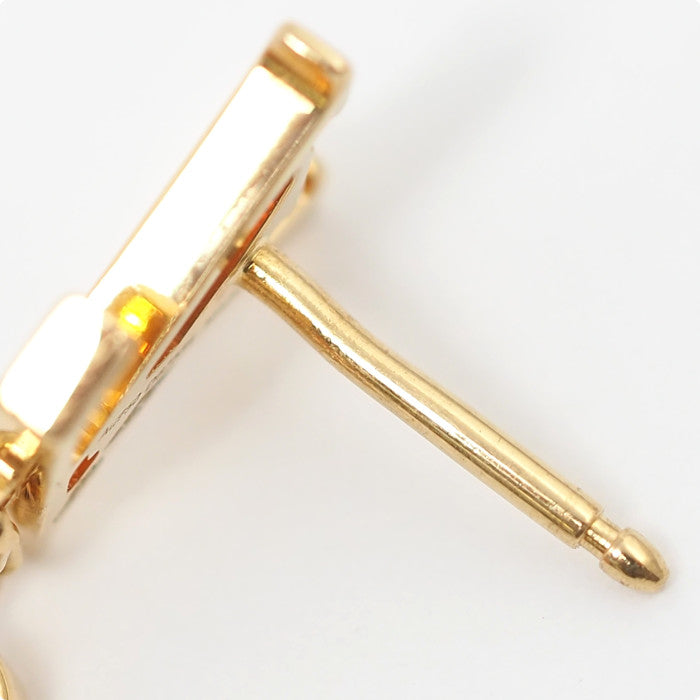 LOUIS VUITTON Idylle Blossom 750 K18 Yellow Gold Diamond Q96495 Single Earring with Certificate and Case