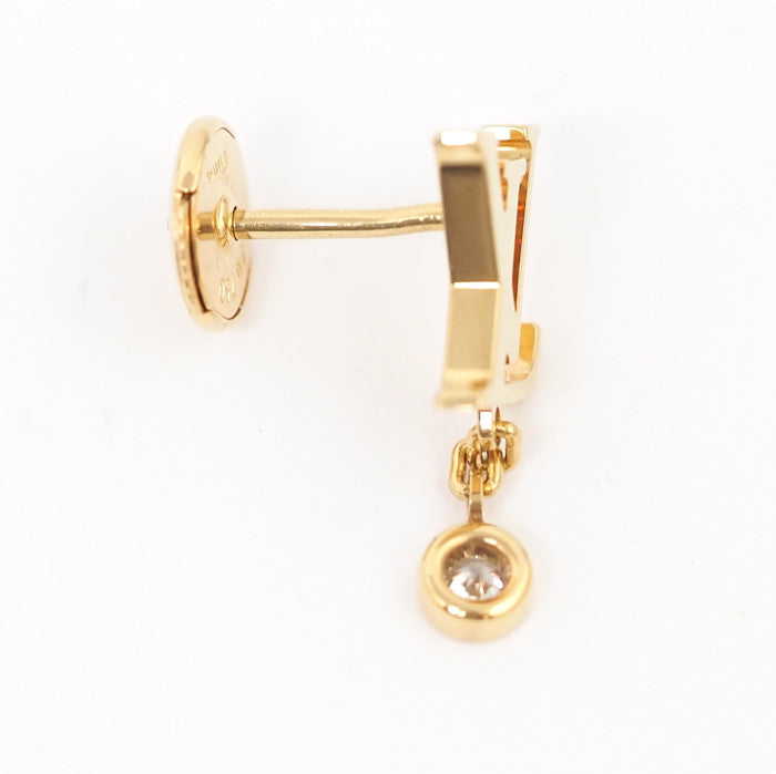 LOUIS VUITTON Idylle Blossom 750 K18 Yellow Gold Diamond Q96495 Single Earring with Certificate and Case