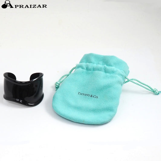 Tiffany & Co. ティファニー エルサ・ペレッティ ボーン カフ ブラック コッパー バングル ブレスレット 収納袋付