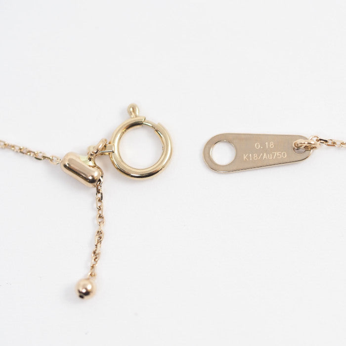 KASHIKEY Pear Shape K18BG Brown Diamond 0.18ct Necklace