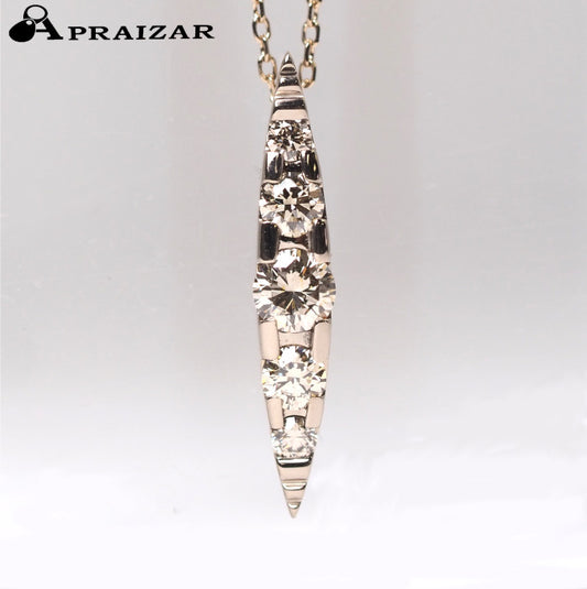 KASHIKEY NAKID K18BG Brown Diamond 0.30ct Necklace