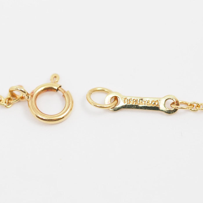 Tiffany &amp; Co. Tiffany 750 K18 Yellow Gold Paloma Picasso Long Kiss Necklace with Case