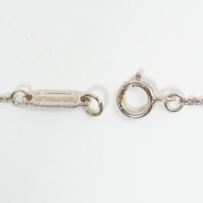 Tiffany＆Co. ティファニー 750 K18ホワイトゴールド ダイヤ ハート キー ネックレス ケース付